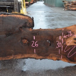 Goby Walnut Products Oregon Black Walnut Slab 010220-02 Green Slabs