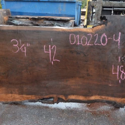 Goby Walnut Products Green Slabs Oregon Black Walnut Slab 010220-04