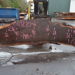 Goby Walnut Products Oregon Black Walnut Slab 010220-06