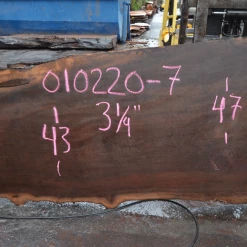 Goby Walnut Products Oregon Black Walnut Slab 010220-07 Green Slabs
