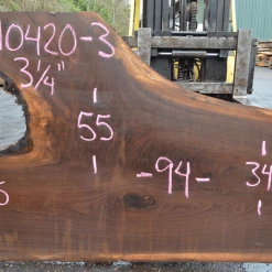 Goby Walnut Products Oregon Black Walnut Slab 010420-03