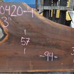 Goby Walnut Products Oregon Black Walnut Slab 010420-04 Green Slabs