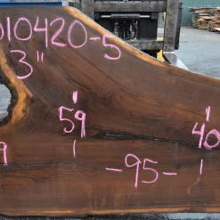 Goby Walnut Products Oregon Black Walnut Slab 010420-05