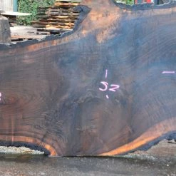 Goby Walnut Oregon Black Walnut Slab 010715-02 Green Slabs