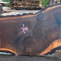 Goby Walnut Oregon Black Walnut Slab 010715-03 Green Slabs