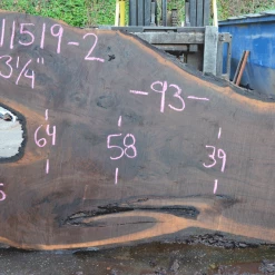 Goby Walnut 011519-02 Oregon Black Walnut Slab