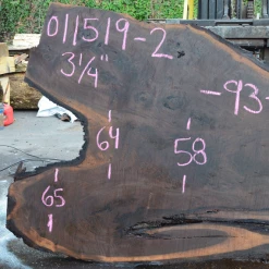 Goby Walnut 011519-02 Oregon Black Walnut Slab
