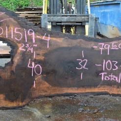 Goby Walnut Green Slabs 011519-04 Oregon Black Walnut Slab