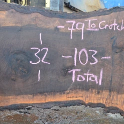 Goby Walnut Green Slabs 011519-04 Oregon Black Walnut Slab