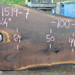 Goby Walnut 011519-07 Oregon Black Walnut Slab
