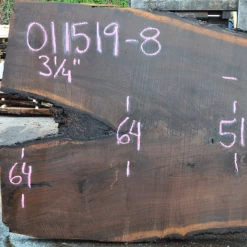 Goby Walnut 011519-08 Oregon Black Walnut Slab