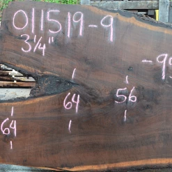 Goby Walnut 011519-09 Oregon Black Walnut Slab Green Slabs