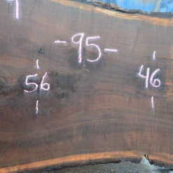 Goby Walnut 011519-09 Oregon Black Walnut Slab Green Slabs