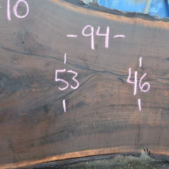 Goby Walnut 011519-10 Oregon Black Walnut Slab Green Slabs