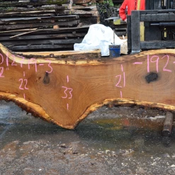 Goby Walnut Products 012719-03 Oregon White Oak Slab Green Slabs