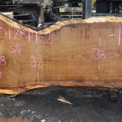 Goby Walnut Products Green Slabs 012819-02 Oregon White Oak Slab