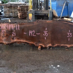 Goby Walnut Products 012919-11 Oregon Black Walnut Slab Green Slabs