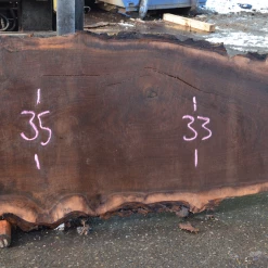 Goby Walnut Products 012919-11 Oregon Black Walnut Slab Green Slabs