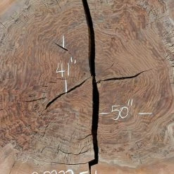 Goby Walnut Oregon Black Walnut Burl Round 020222-1 Kiln Dried Slabs