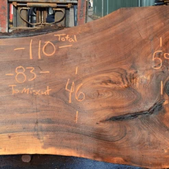 Goby Walnut Products Elm Slab 020718-01 Green Slabs