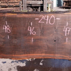 Goby Walnut Products Green Slabs Oregon Black Walnut Slab 020921-04