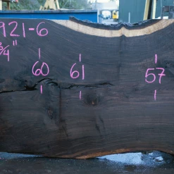Goby Walnut Products Green Slabs Oregon Black Walnut Slab 020921-06