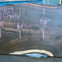 Goby Walnut Products Green Slabs Oregon Black Walnut Slab 021021-04