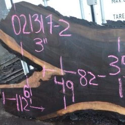 Goby Walnut Products Green Slabs Oregon Black Walnut Slab 021317-02