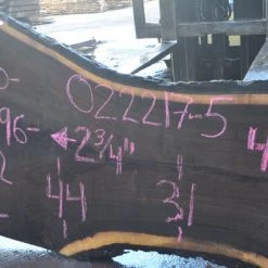 Goby Walnut Products Green Slabs Oregon Black Walnut Slab 022217-05