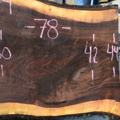 Goby Walnut Products 022719-04 Oregon Black Walnut Slab Green Slabs