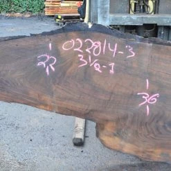Goby Walnut Oregon Black Walnut Slab 022814-03 Green Slabs