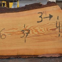 Goby Walnut Green Slabs Oregon Fir Slab 022817-03