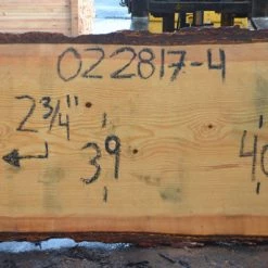 Goby Walnut Green Slabs Oregon Fir Slab 022817-04