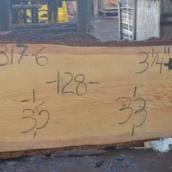 Goby Walnut Green Slabs Oregon Fir Slab 022817-06