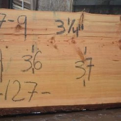 Goby Walnut Green Slabs Oregon Fir Slab 022817-09