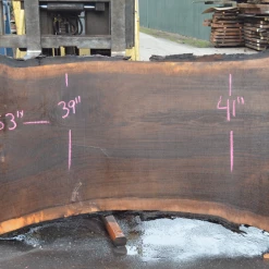 Goby Walnut Products Green Slabs Oregon Black Walnut Slab 030121-03