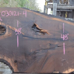 Goby Walnut Products Oregon Black Walnut Slab 030121-04
