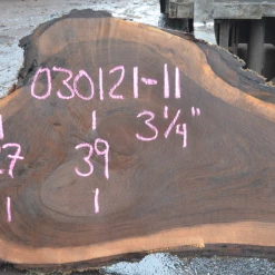 Goby Walnut Products Oregon Black Walnut Slab 030121-11