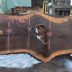 Goby Walnut Products Green Slabs Oregon Black Walnut Slab 030221-03