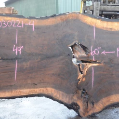 Goby Walnut Products Oregon Black Walnut Slab 030221-04