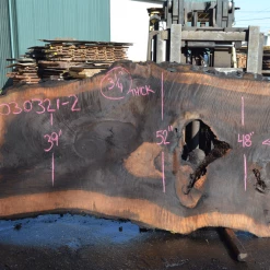 Goby Walnut Products Green Slabs Oregon Black Walnut Slab 030321-02