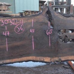 Goby Walnut Products Oregon Black Walnut Slab 030321-04