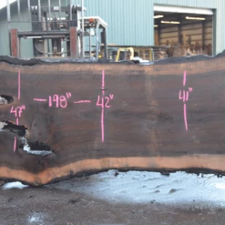 Goby Walnut Products Oregon Black Walnut Slab 030321-04