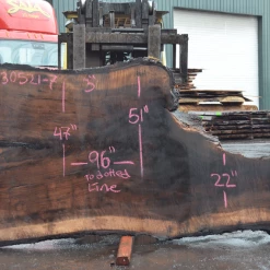 Goby Walnut Products Green Slabs Oregon Black Walnut Slab 030321-07