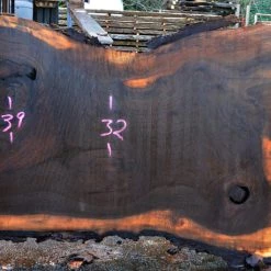 Goby Walnut Oregon Black Walnut Slab 030615-01 Green Slabs