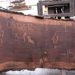 Goby Walnut Products Green Slabs Oregon Black Walnut 030618-12