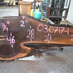 Goby Walnut Products Green Slabs Oregon Black Walnut Slab 030717-01