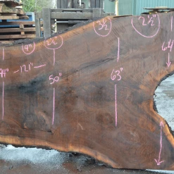 Goby Walnut Products Oregon Black Walnut Slab 030821-04 Green Slabs