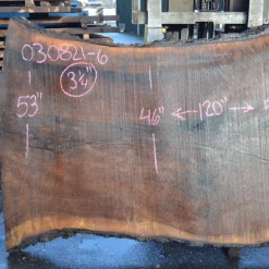 Goby Walnut Products Oregon Black Walnut Slab 030821-06