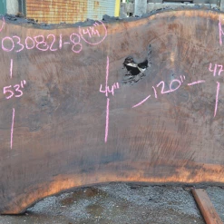 Goby Walnut Products Oregon Black Walnut Slab 030821-08